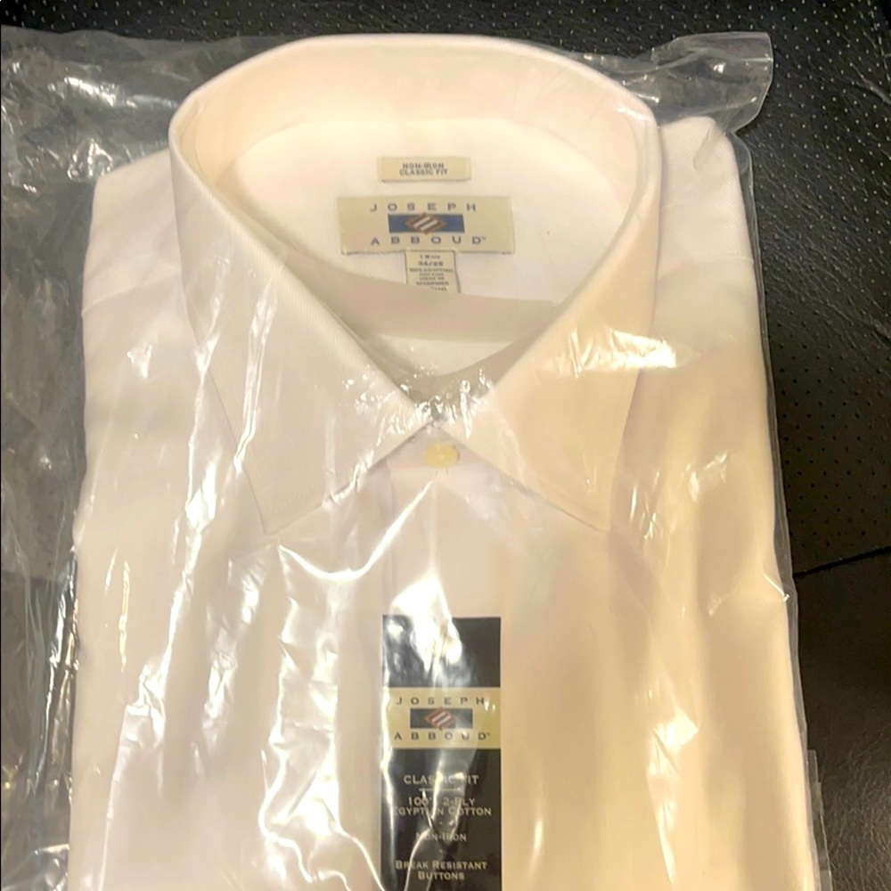 Joseph Abboud Men’s Dress Shirt 18.5 x 34/35